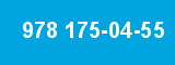 978 175-04-55 978 175-04-55